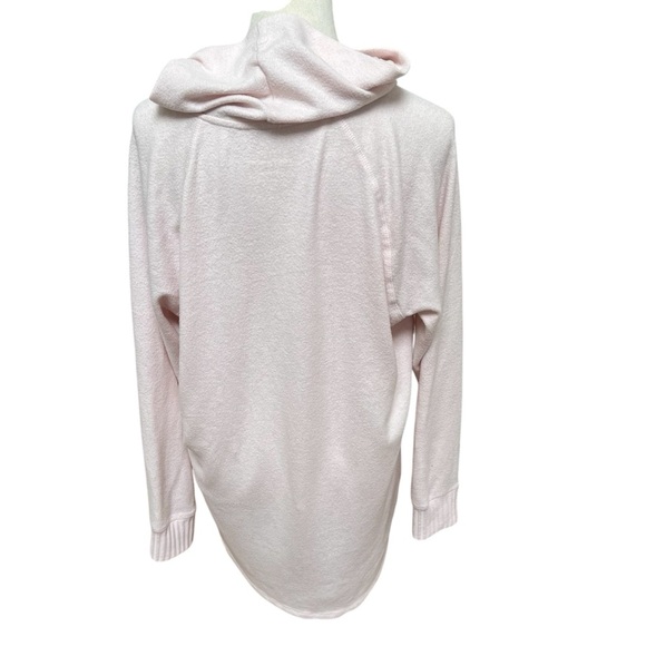 Torrid Super Soft Plush Light Pink Sweater Women’s Size 1 (1X) 16 / 18 Cowl Neck - Picture 3 of 9